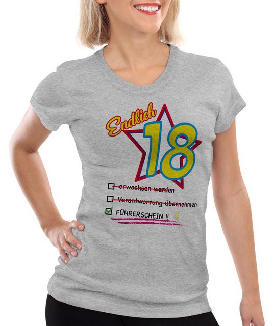 style3 T-Shirt Endlich 8 Führerschein Geburtstag Party Fun volljährig achtz günstig online kaufen