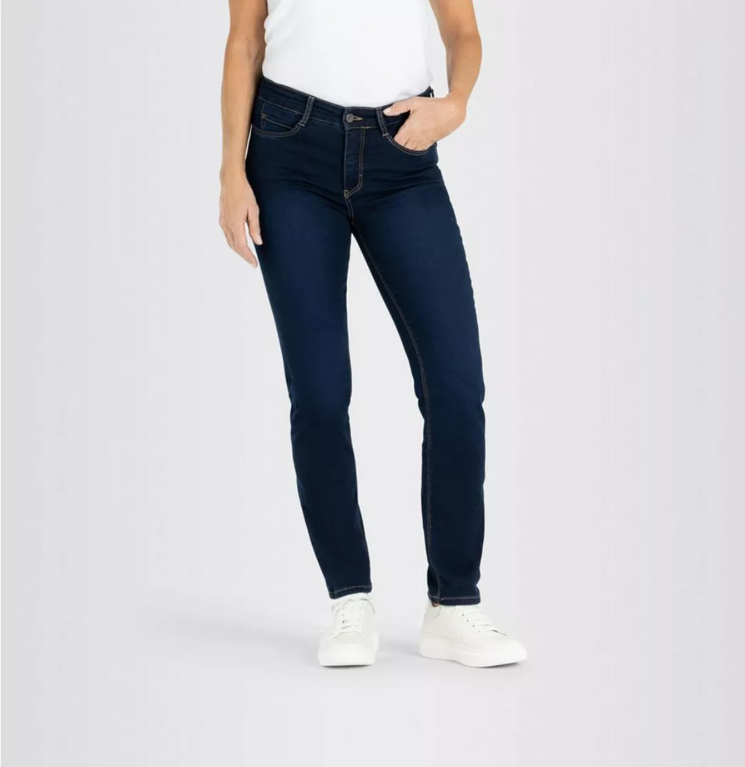 MAC Bequeme Jeans MAC Straight Fit Jeans mit Shaping-Effekt in Dark (1-tlg) günstig online kaufen