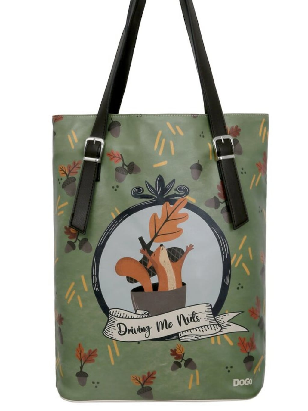 DOGO Umhängetasche "Damen Tall Bag Driving Me Nuts Vegan Damen Handtaschen günstig online kaufen