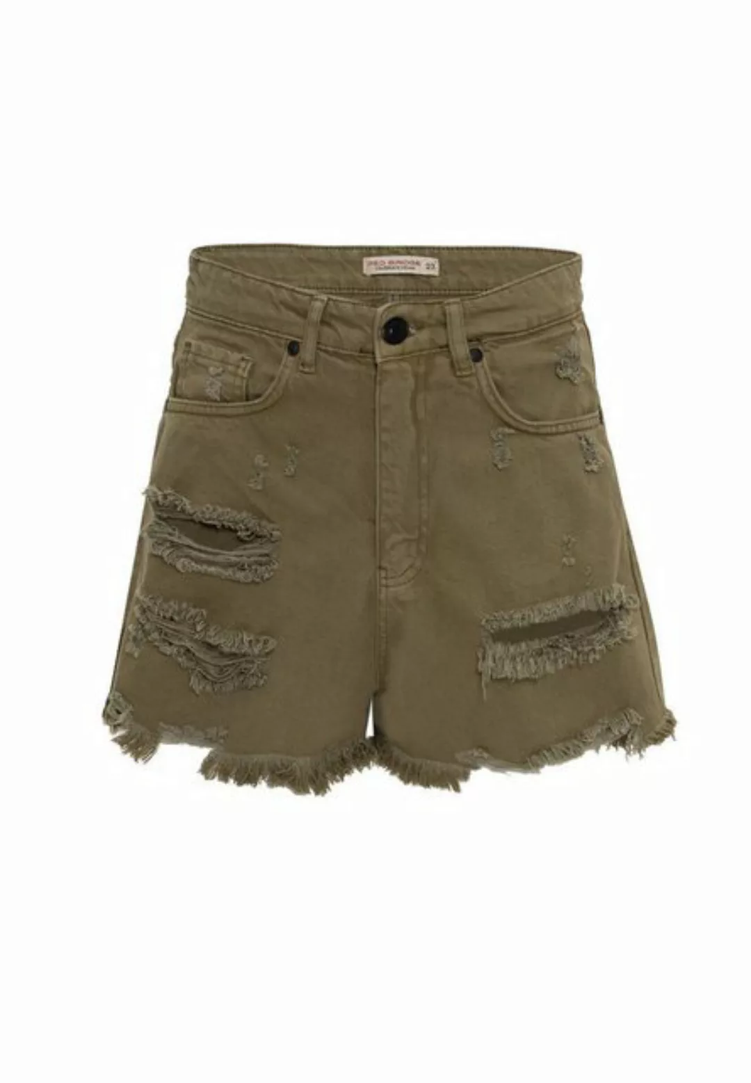 RedBridge Jeanshotpants Red Bridge Damen Shorts Kurze Hose Hot-Pants Frayed günstig online kaufen