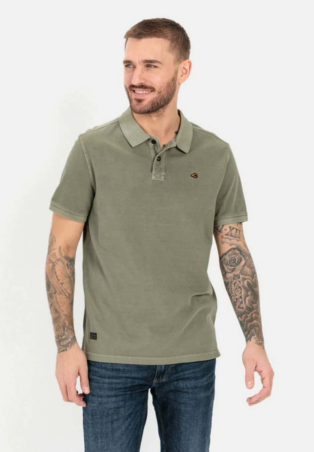 camel active Poloshirt mit floralem Print Shirts_Poloshirt günstig online kaufen