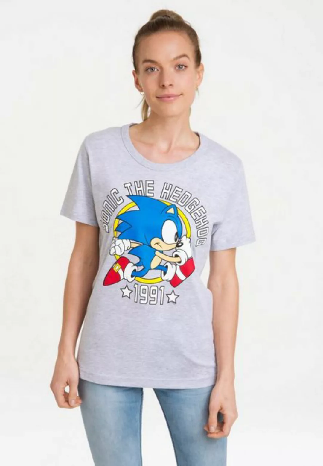 LOGOSHIRT T-Shirt Sonic The Hedgehog - 1991 mit lizenziertem Print günstig online kaufen