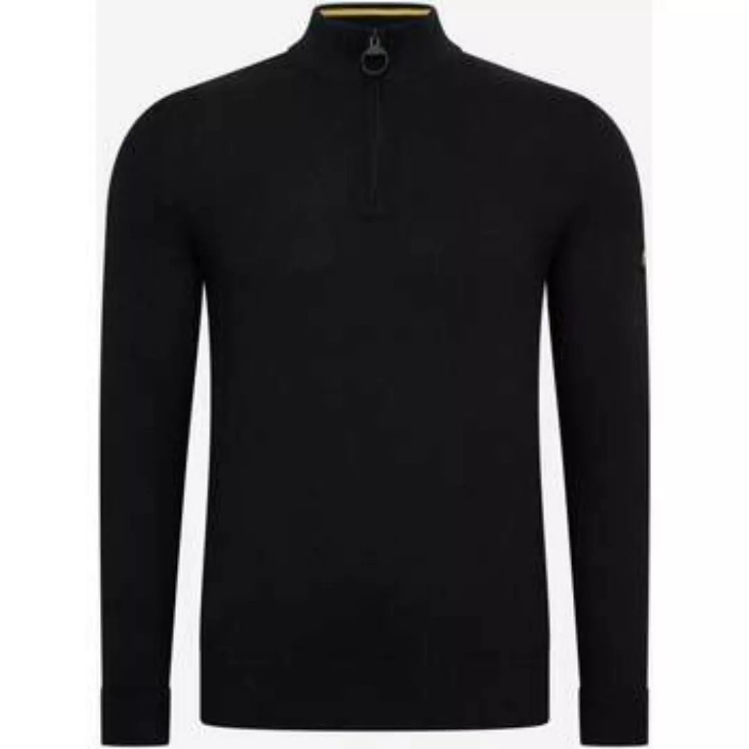 Barbour  Pullover Cotton half zip knit - black günstig online kaufen