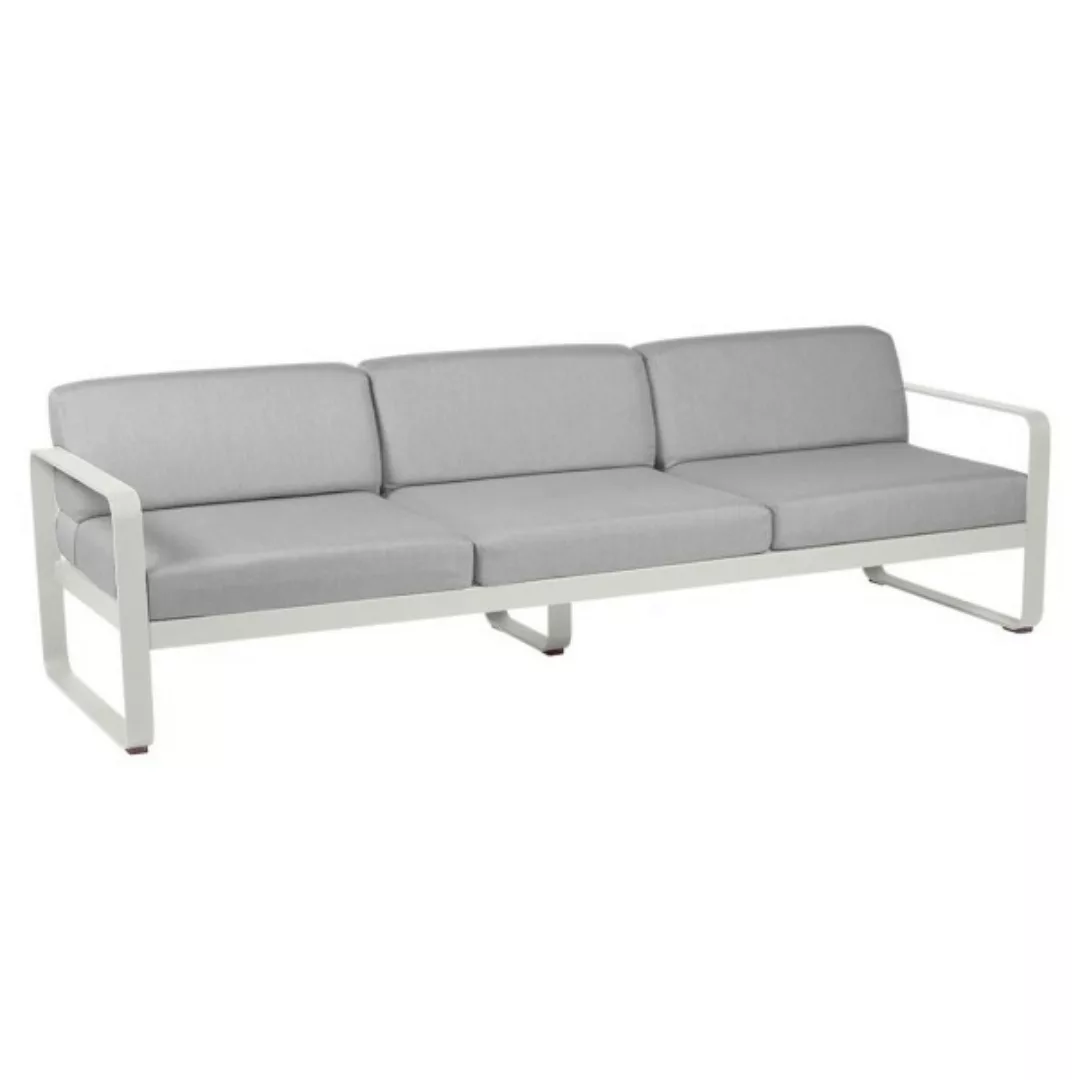 Bellevie 3-Sitzer Lounge-Sofa A5 Lehmgrau 79 Flanellgrau günstig online kaufen