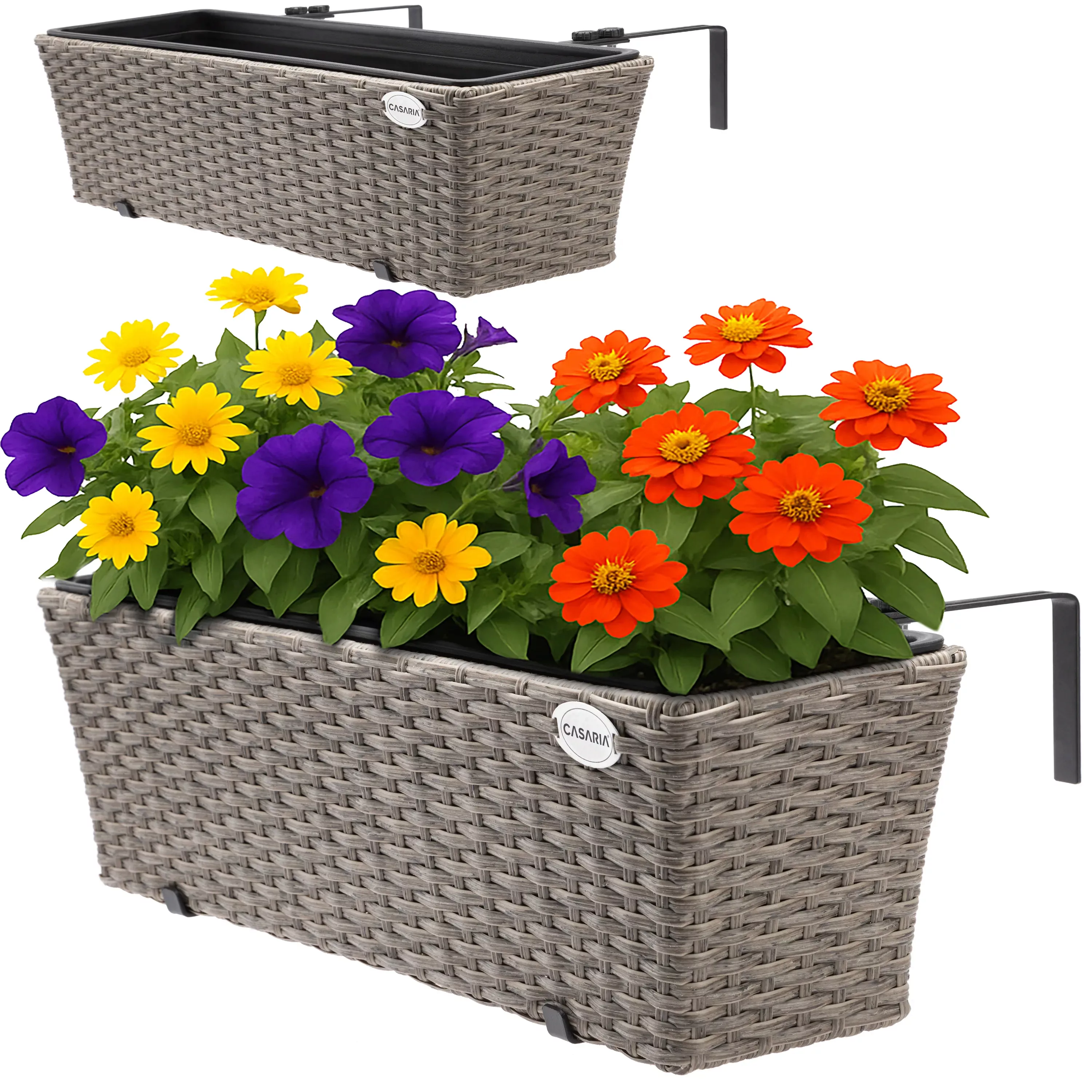 Casaria Blumenkasten, 2er Set 11 Liter günstig online kaufen
