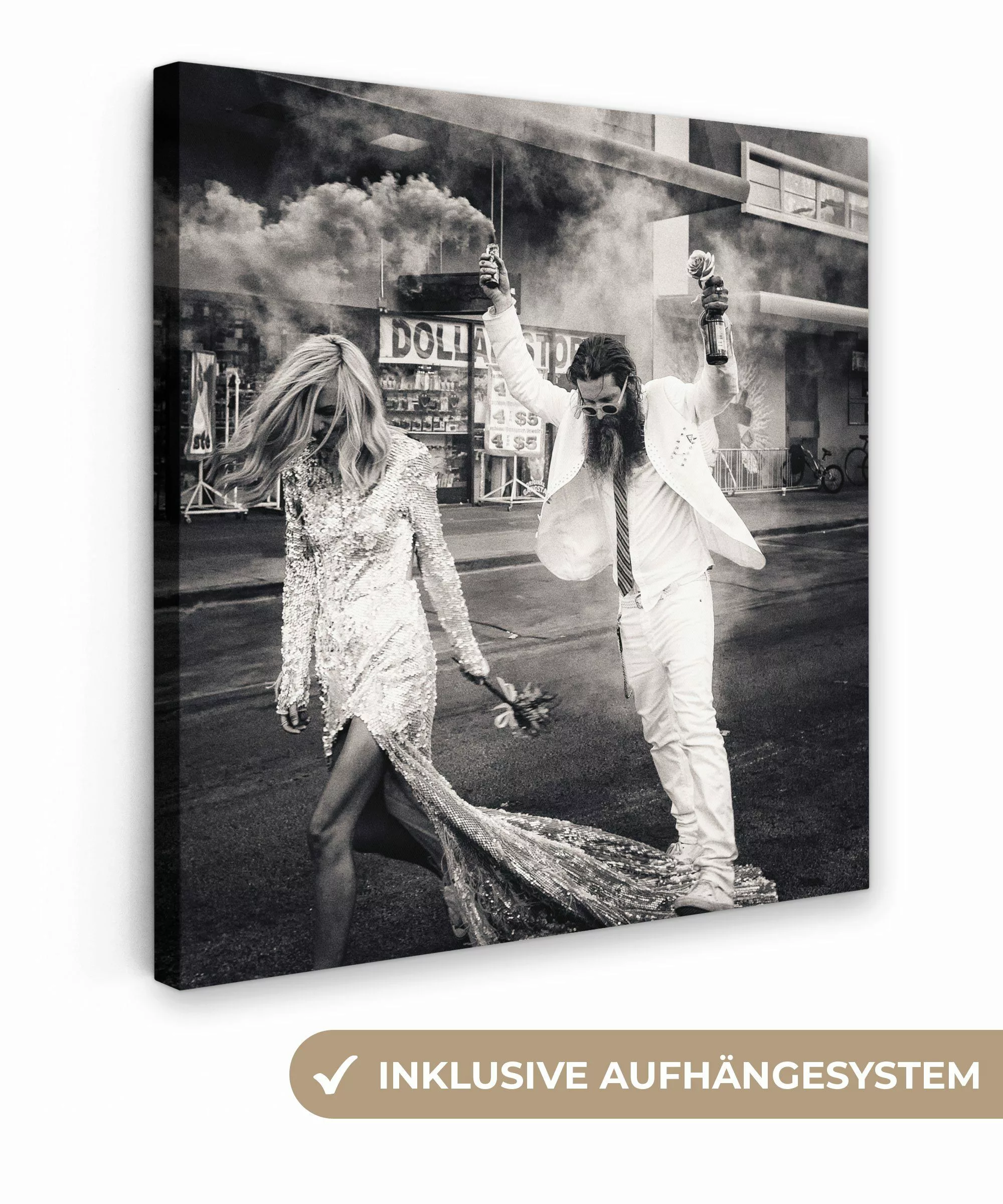 OneMillionCanvasses® Leinwandbild Las Vegas - Party günstig online kaufen