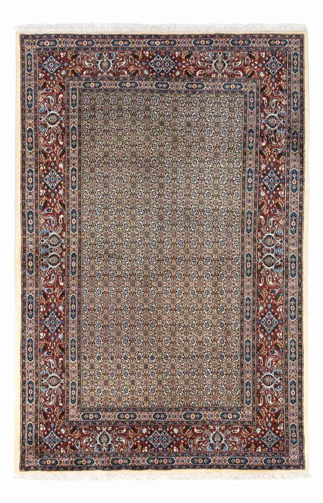 morgenland Wollteppich »Bachtiar Felder Blu scuro 150 x 103 cm«, rechteckig günstig online kaufen