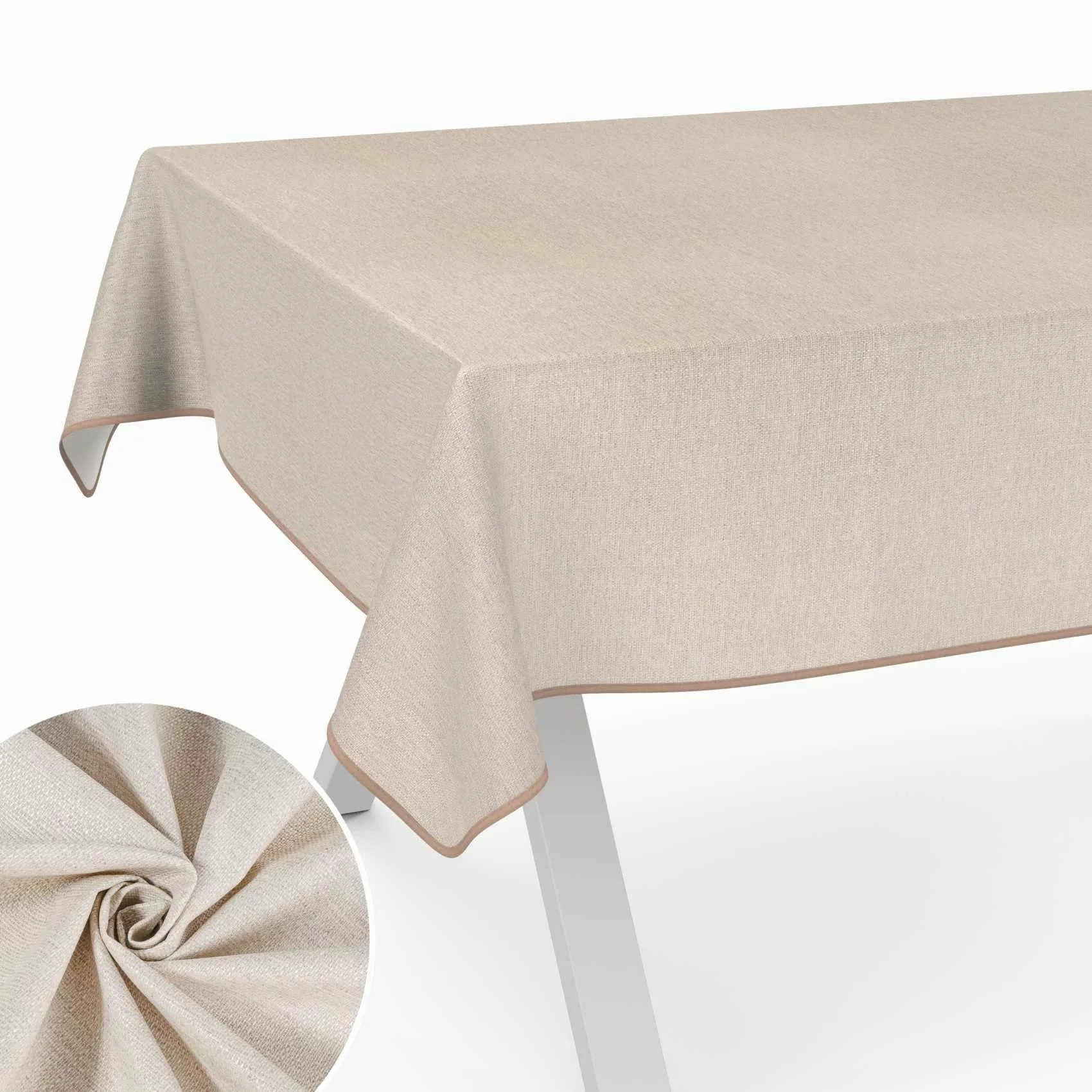 ANRO Tischdecke aus Stoff UNI Farben günstig online kaufen