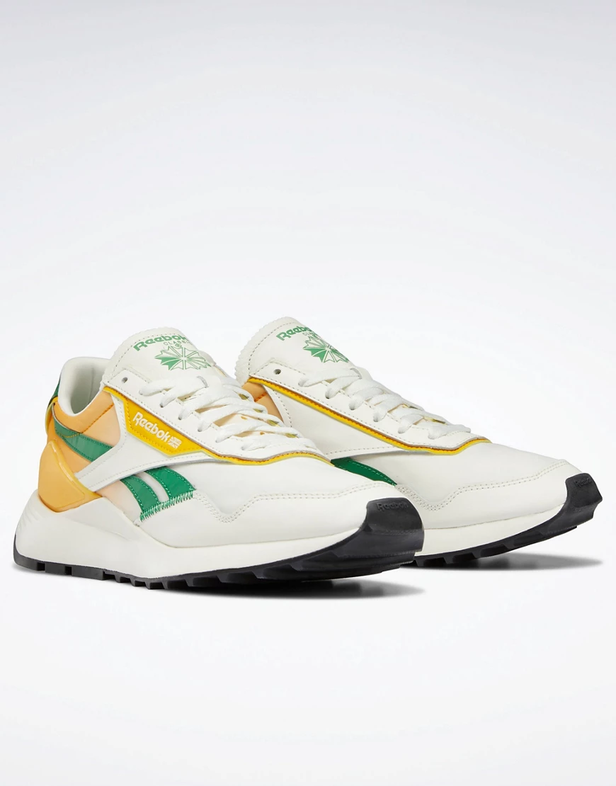 Reebok – Classic – Legacy AZ – Sneaker in Weiß und Gelb günstig online kaufen