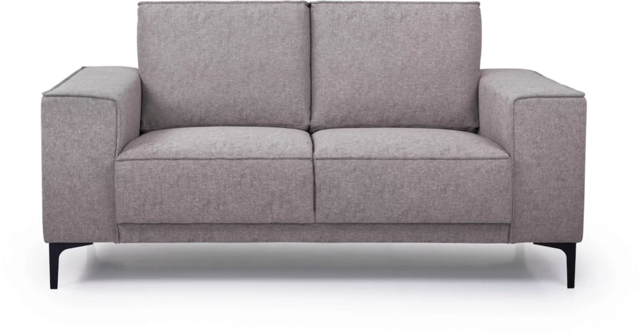 Places of Style 2-Sitzer "Kompaktsofa Oland, Struktur, Flachgewebe, Luxus-M günstig online kaufen