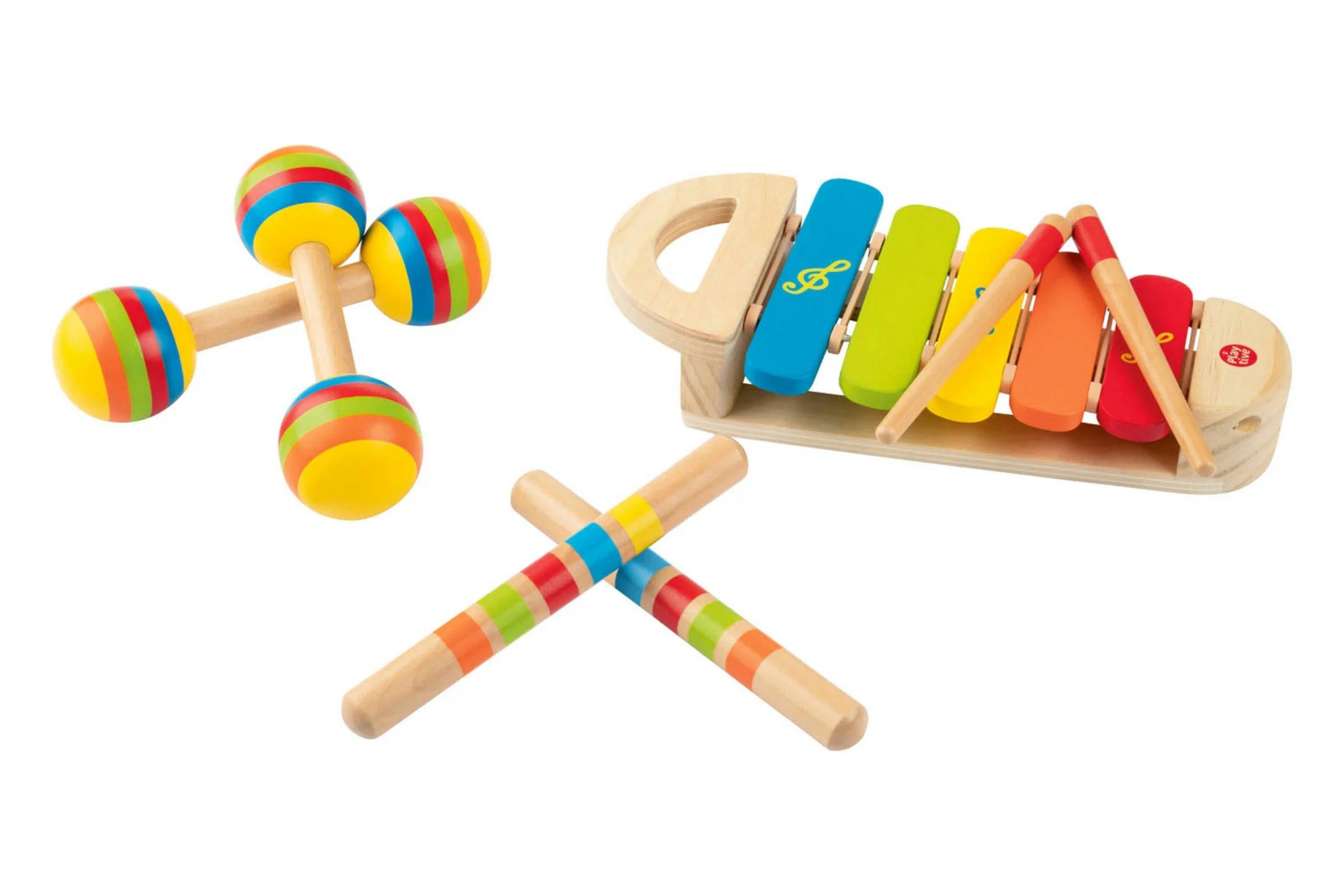 Playtive Spielzeug-Musikinstrument Playtive Musikset Kinder Holz günstig online kaufen