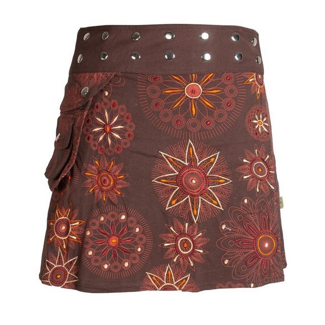 Vishes Wickelrock Bedruckt Bestickt Blumen Mandala Gürtel-Tasche Cacheur, H günstig online kaufen