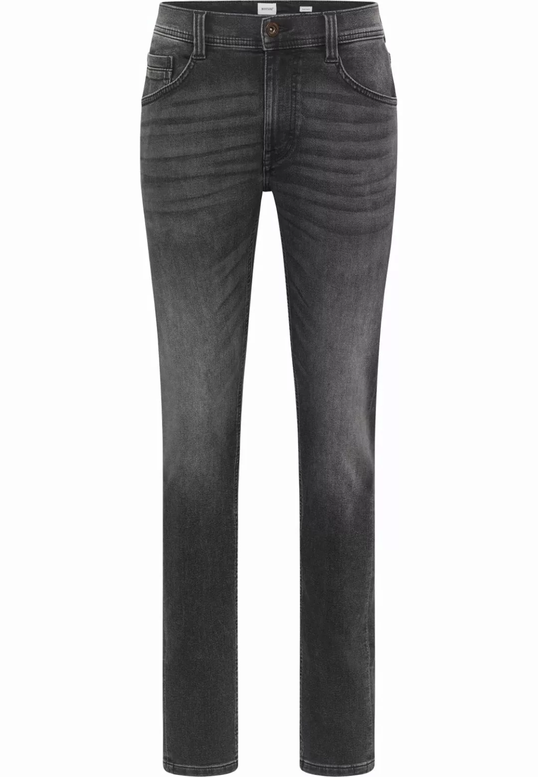 Mustang Herren Jeans OREGON SLIM K - Slim Fit - Schwarz - Black Denim günstig online kaufen