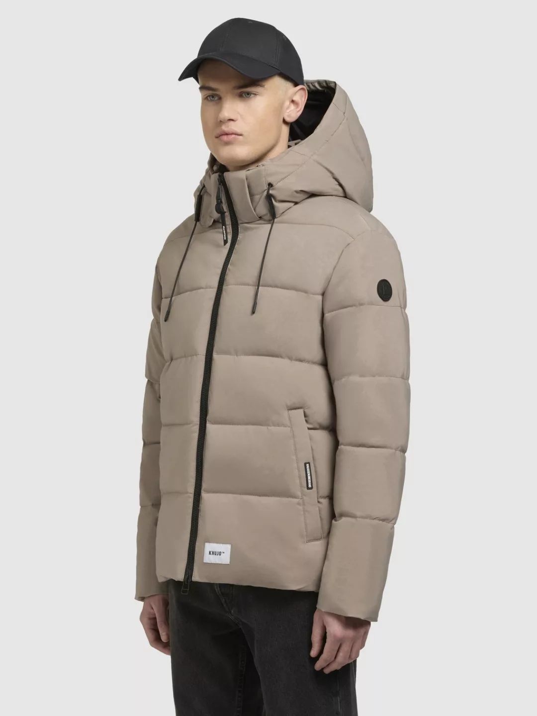 khujo Winterjacke "Loga2-YM", mit Kapuze, Steppjacke mit abnehmbarer Kapuze günstig online kaufen