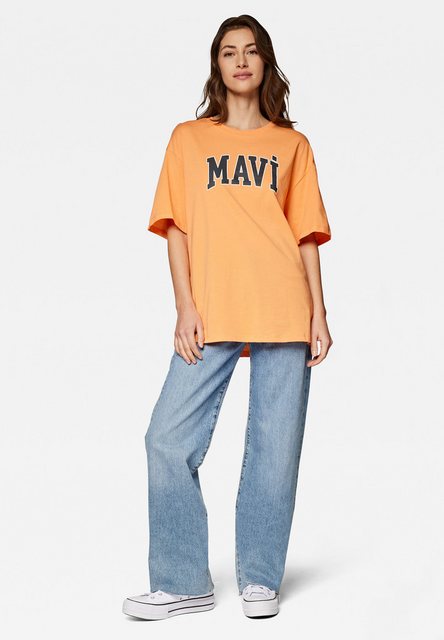 Mavi T-Shirt "MAVI PRINTED TEE", Oversize T-Shirt Mit Mavi Print günstig online kaufen