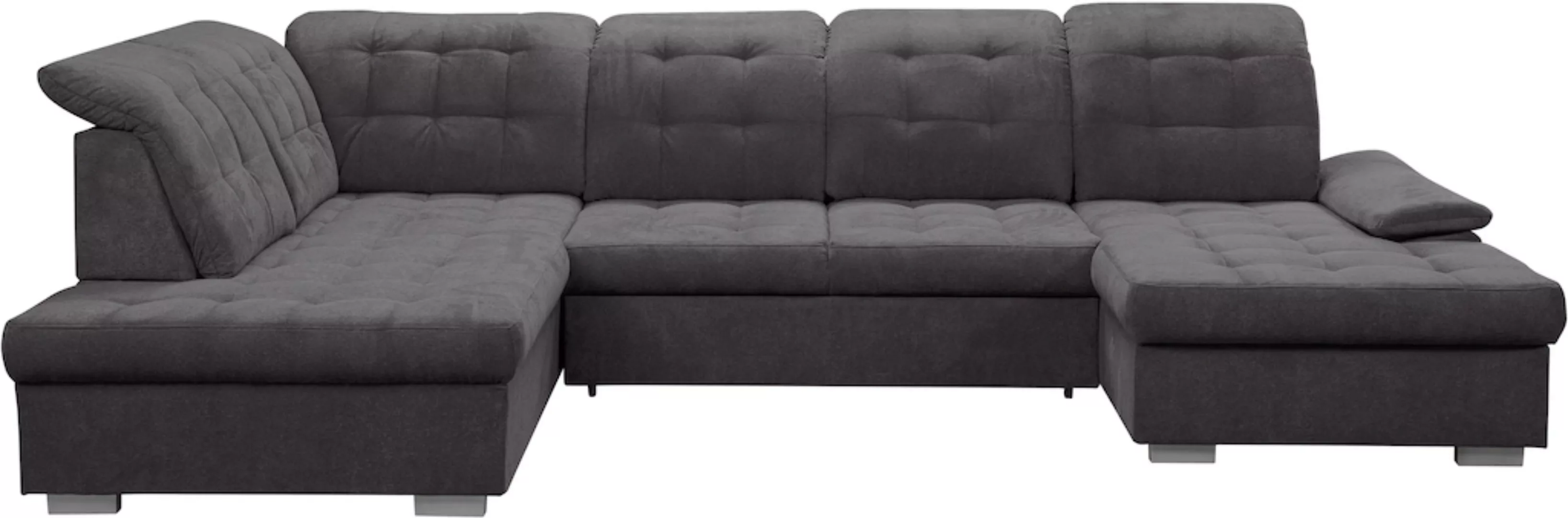 WERK2 Wohnlandschaft »Kordula-New Multifunktion Couch, Breite 332cm, U-Form günstig online kaufen