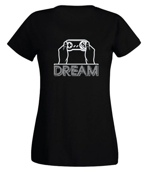 G-graphics T-Shirt Damen T-Shirt - Gamer Dream Slim-fit-Shirt, mit Frontpri günstig online kaufen