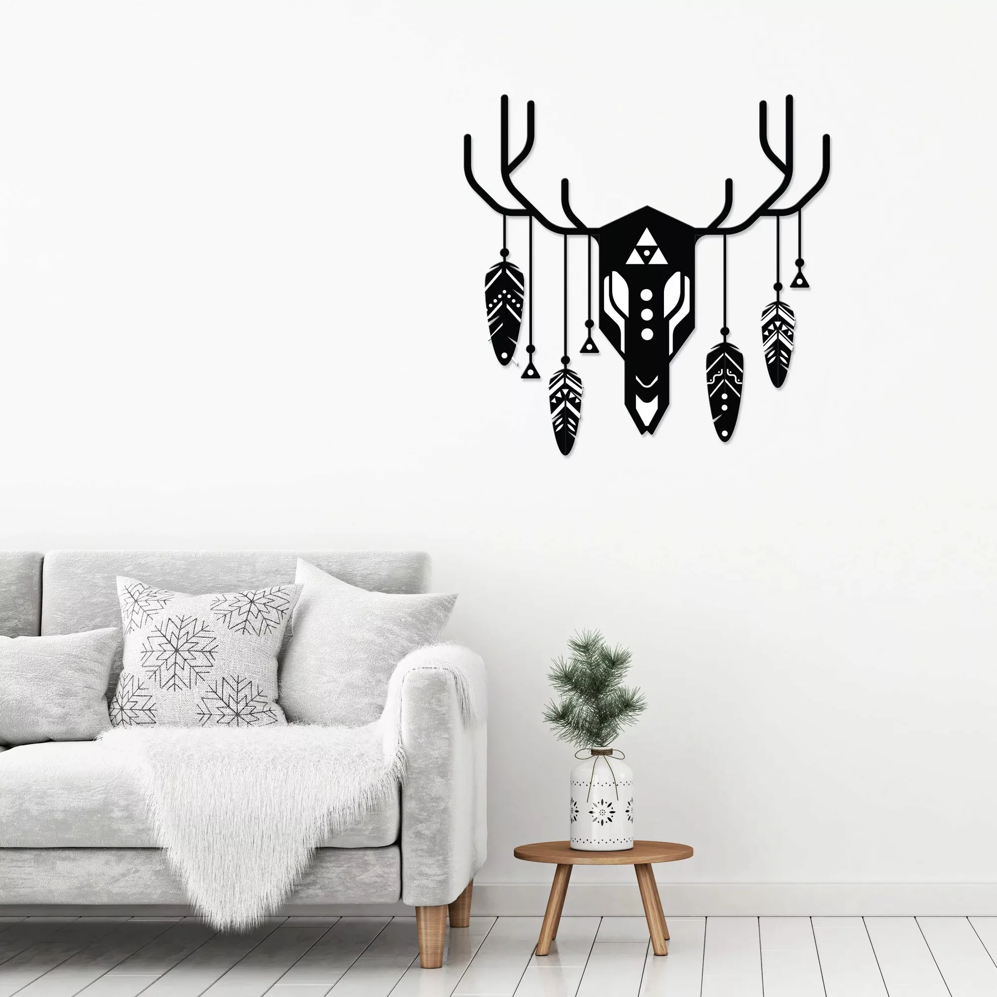 Homitis | Wanddekoration Deer Totem günstig online kaufen