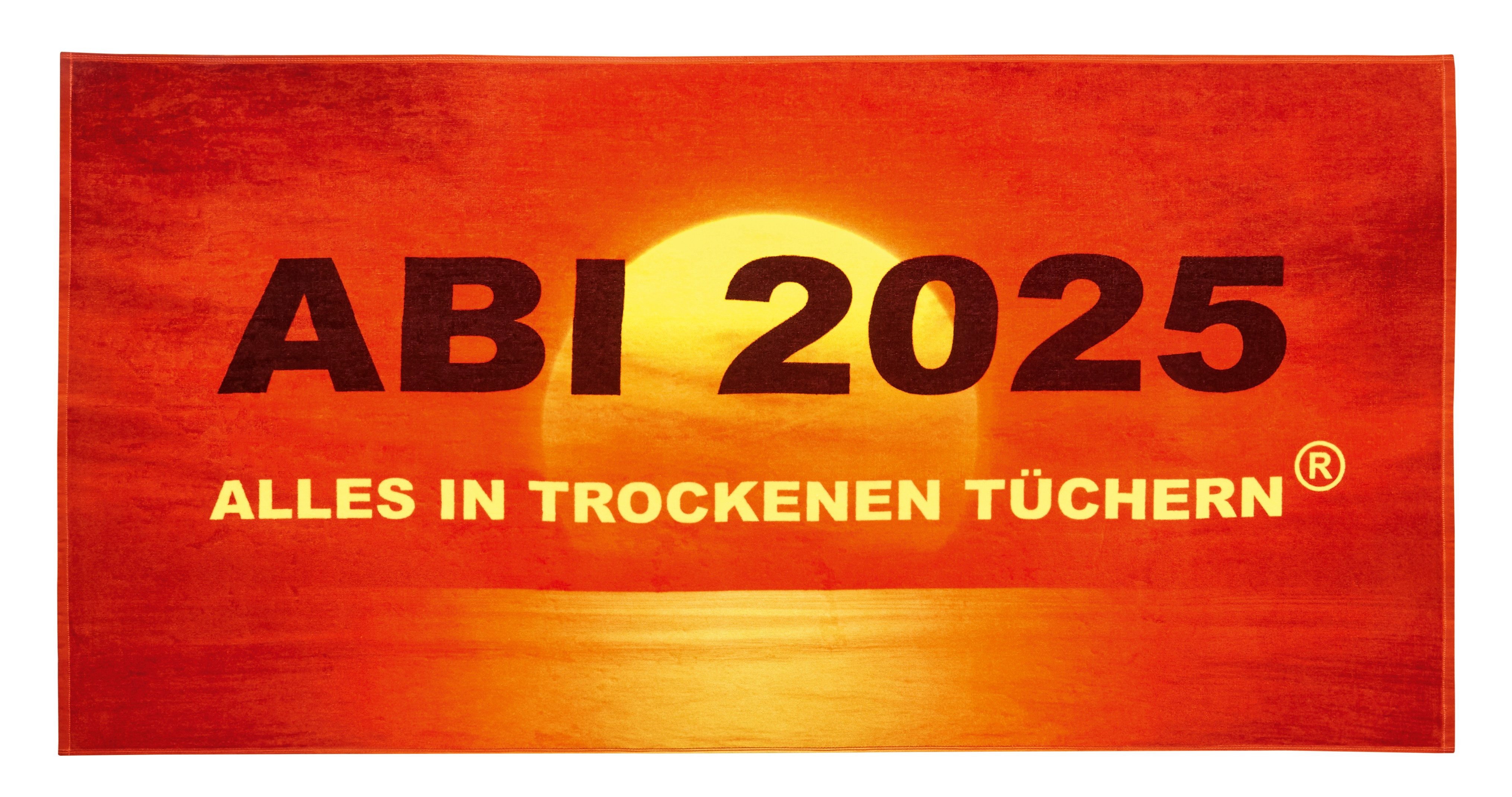 Egeria Strandtuch »ABI 2025«, (1 St.), 75x150 cm, "ABI 2025-Alles in trocke günstig online kaufen