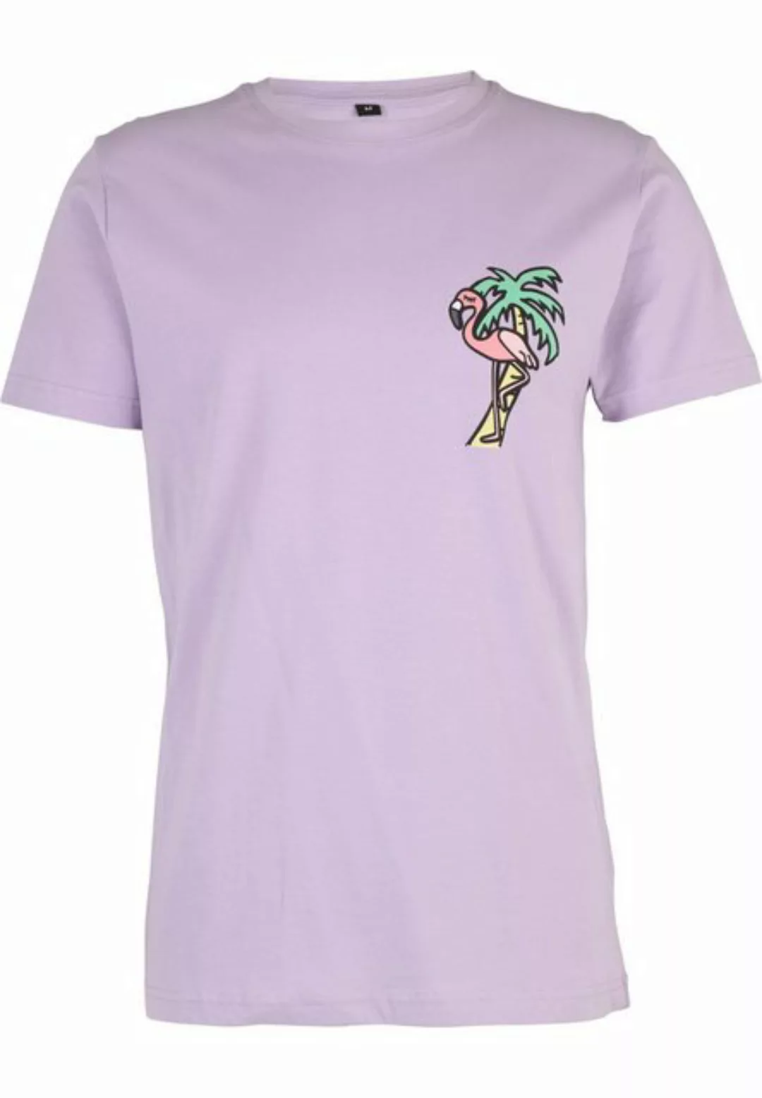 MisterTee Kurzarmshirt MisterTee Herren Flamingo T-Shirt Round Neck (1-tlg) günstig online kaufen