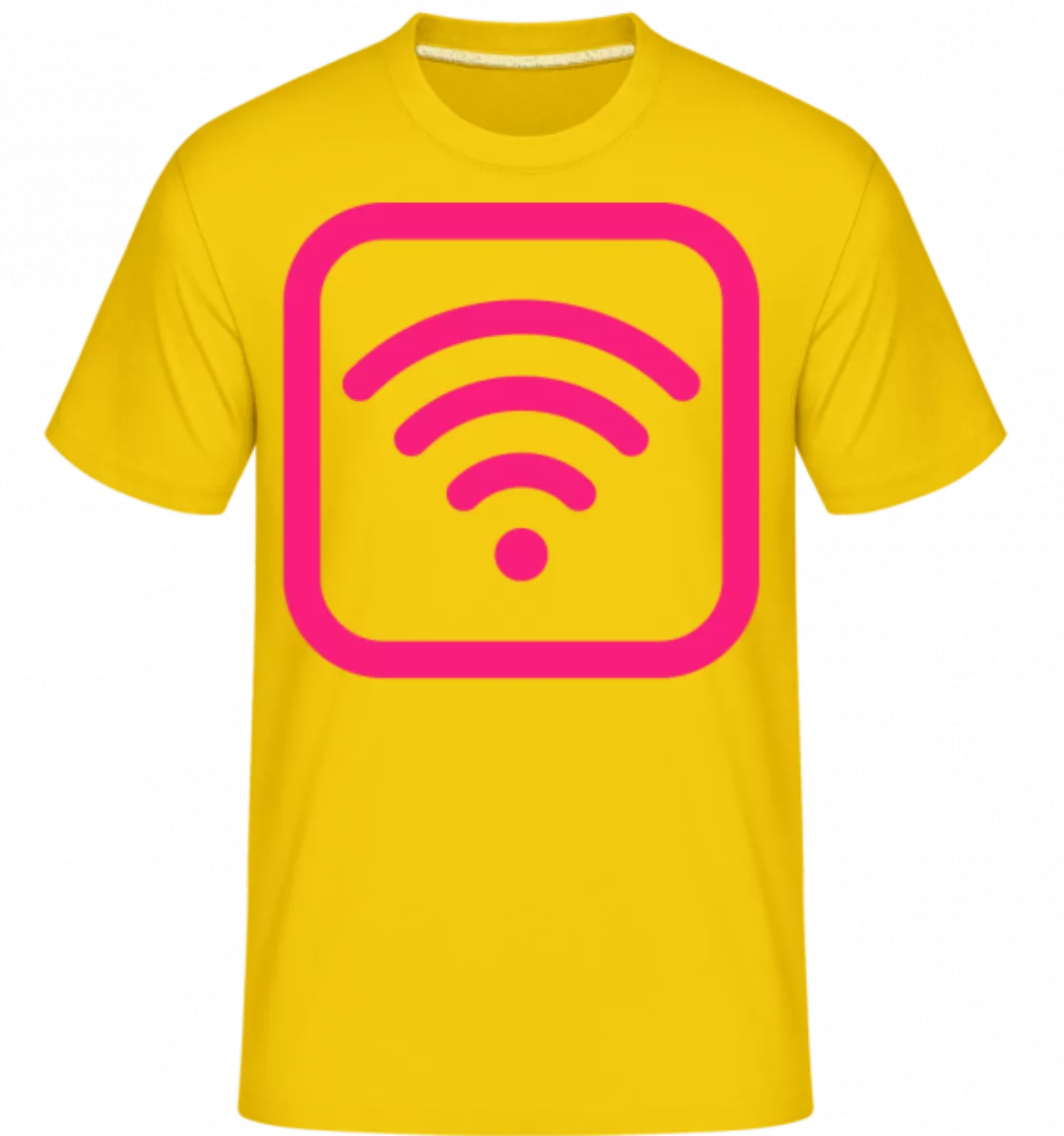 Wlan Icon Pink · Shirtinator Männer T-Shirt günstig online kaufen