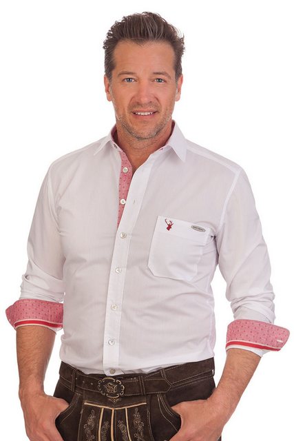 Spieth & Wensky Trachtenhemd Trachtenhemd - ASKOT - rot günstig online kaufen