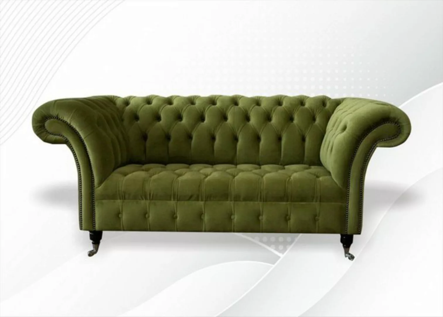 JVmoebel Chesterfield-Sofa, Sofa 2 Sitzer Design Sofas Polster Couchen Stof günstig online kaufen