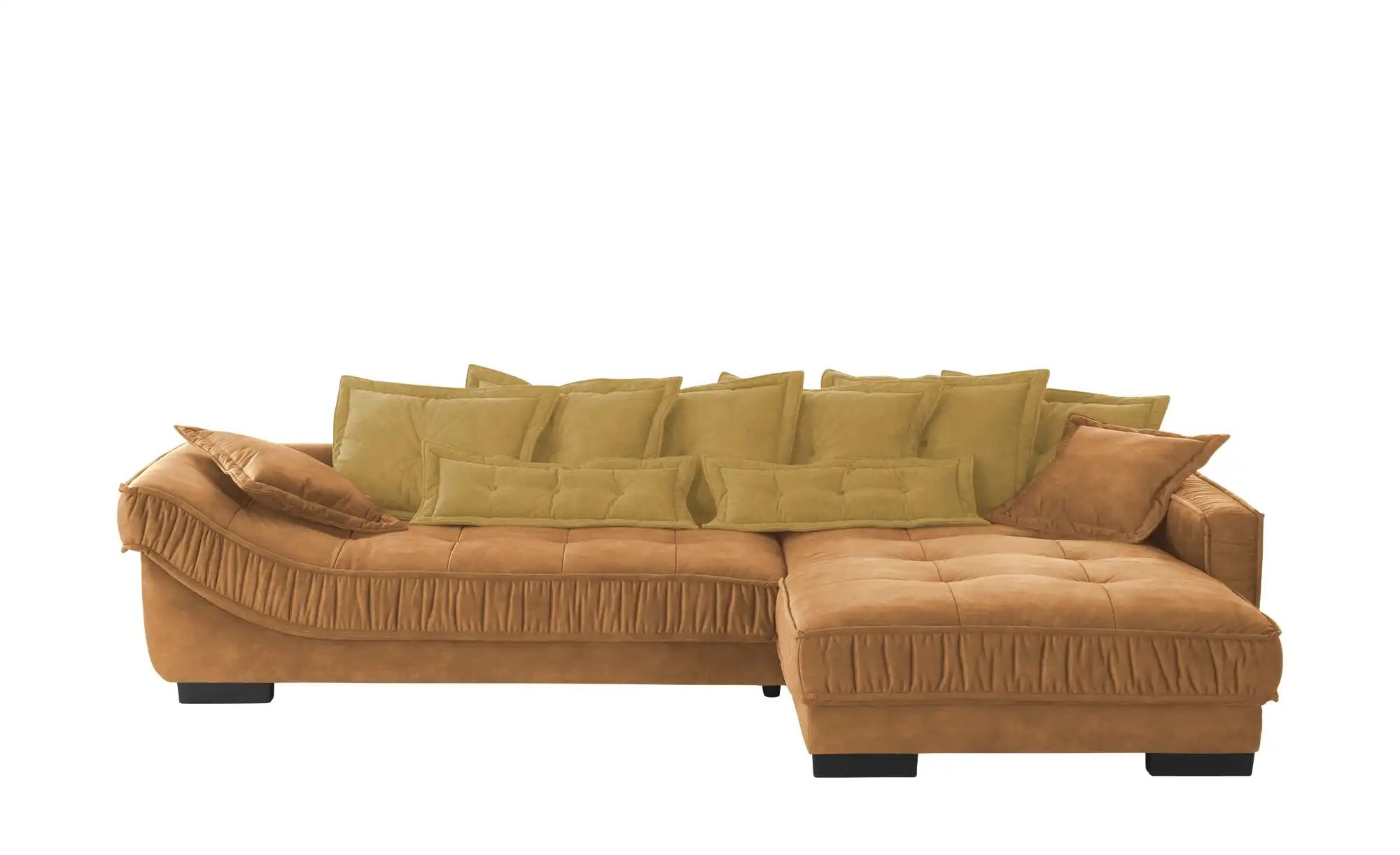 pop Ecksofa Zweifarbig Diwan III ¦ orange ¦ Maße (cm): B: 333 H: 90 T: 202 günstig online kaufen