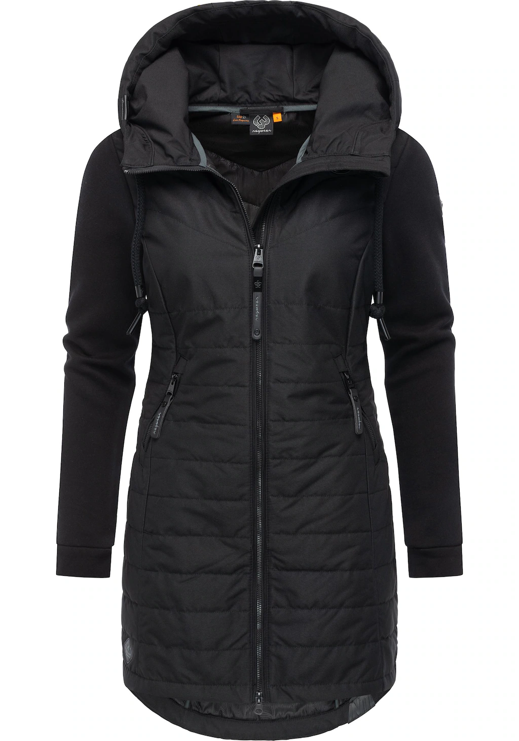 Ragwear Steppmantel "Lucinda Long", Mantel aus modernem Materialmix mit Kap günstig online kaufen