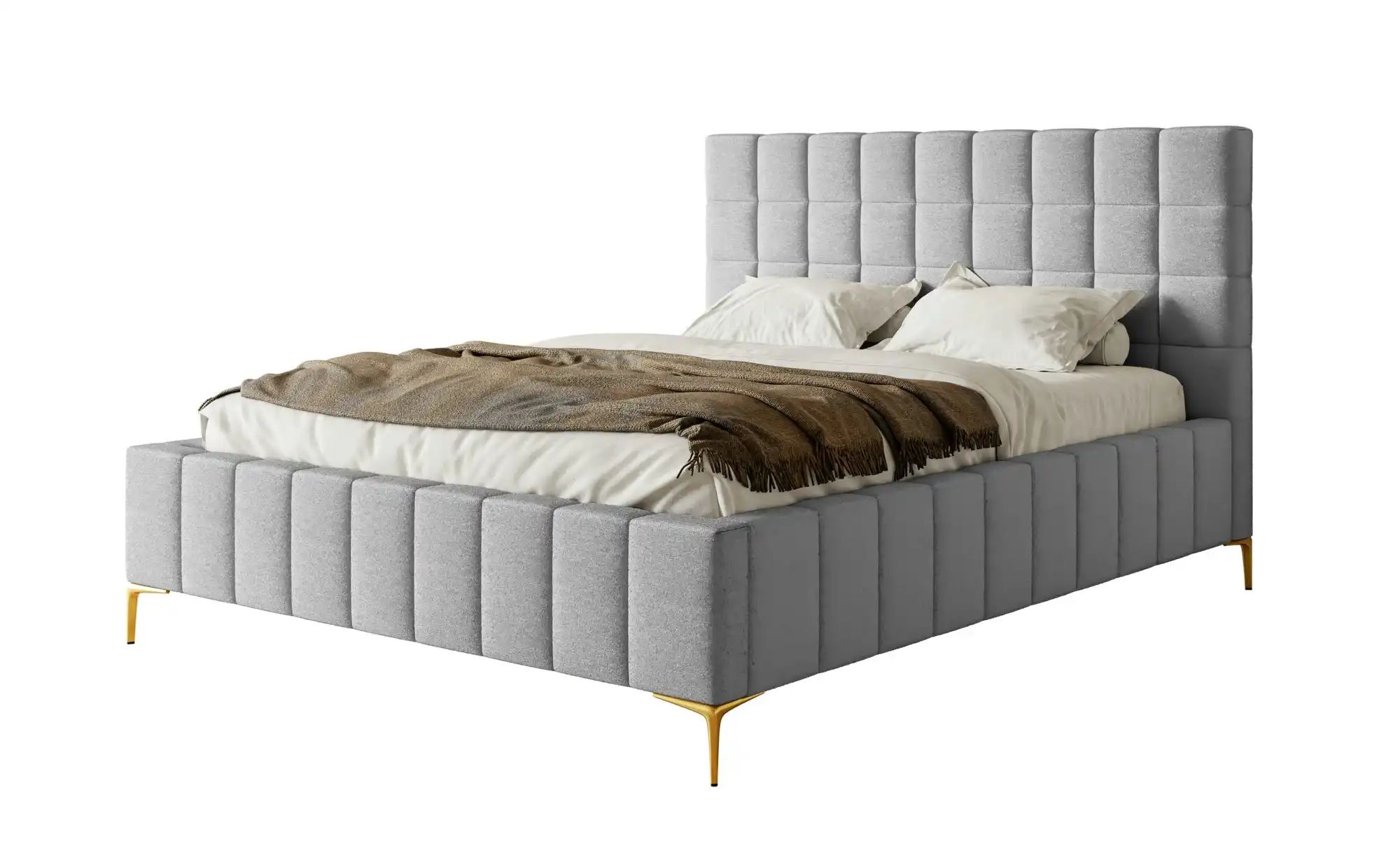 Polsterbett mit Bettkasten Szejlo ¦ grau ¦ Maße (cm): B: 200 H: 126 Betten günstig online kaufen