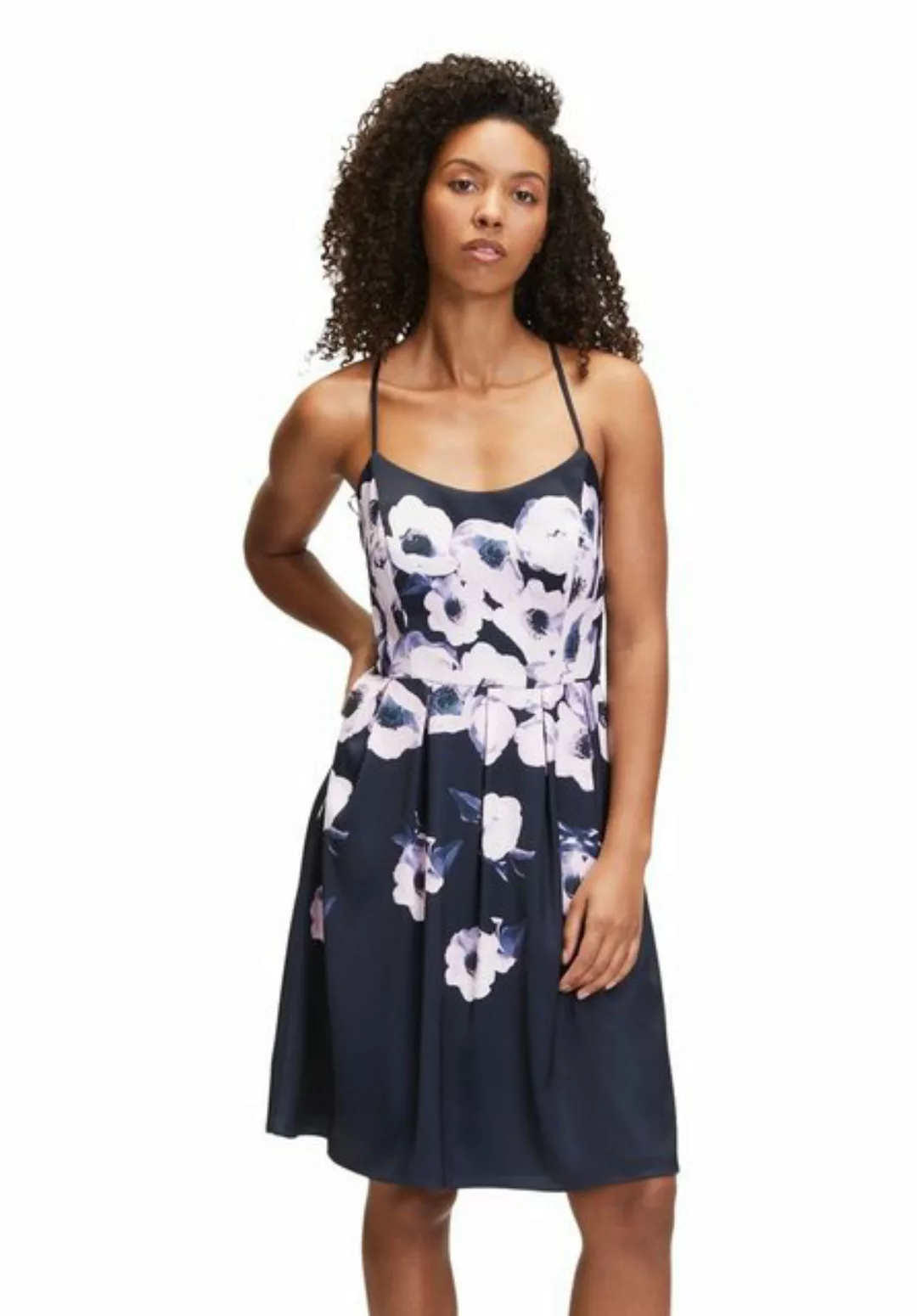 Vera Mont Minikleid mit Blumenprint (1-tlg) günstig online kaufen