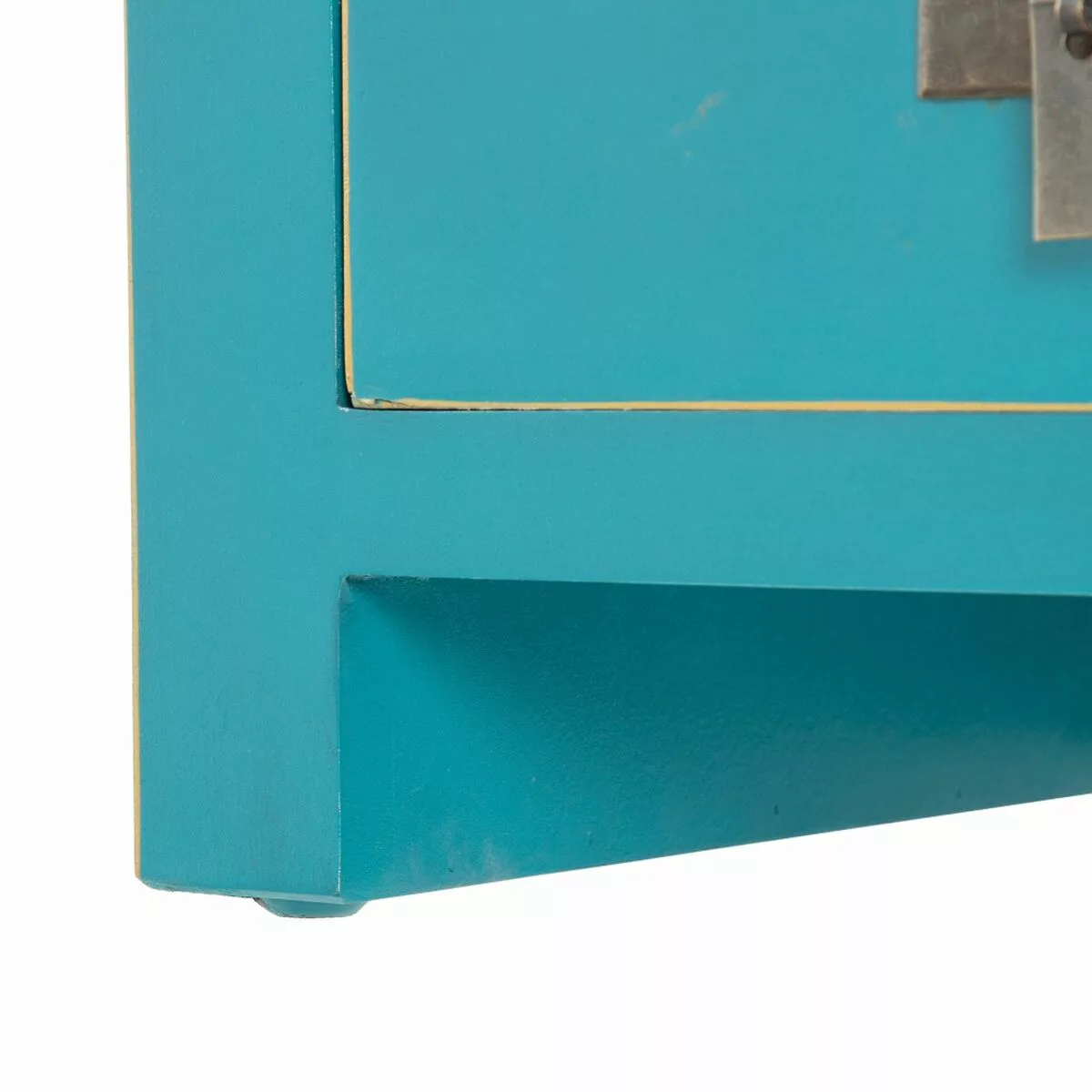 Nachttisch 43 X 34 X 55 Cm Blau Holz Dmf günstig online kaufen