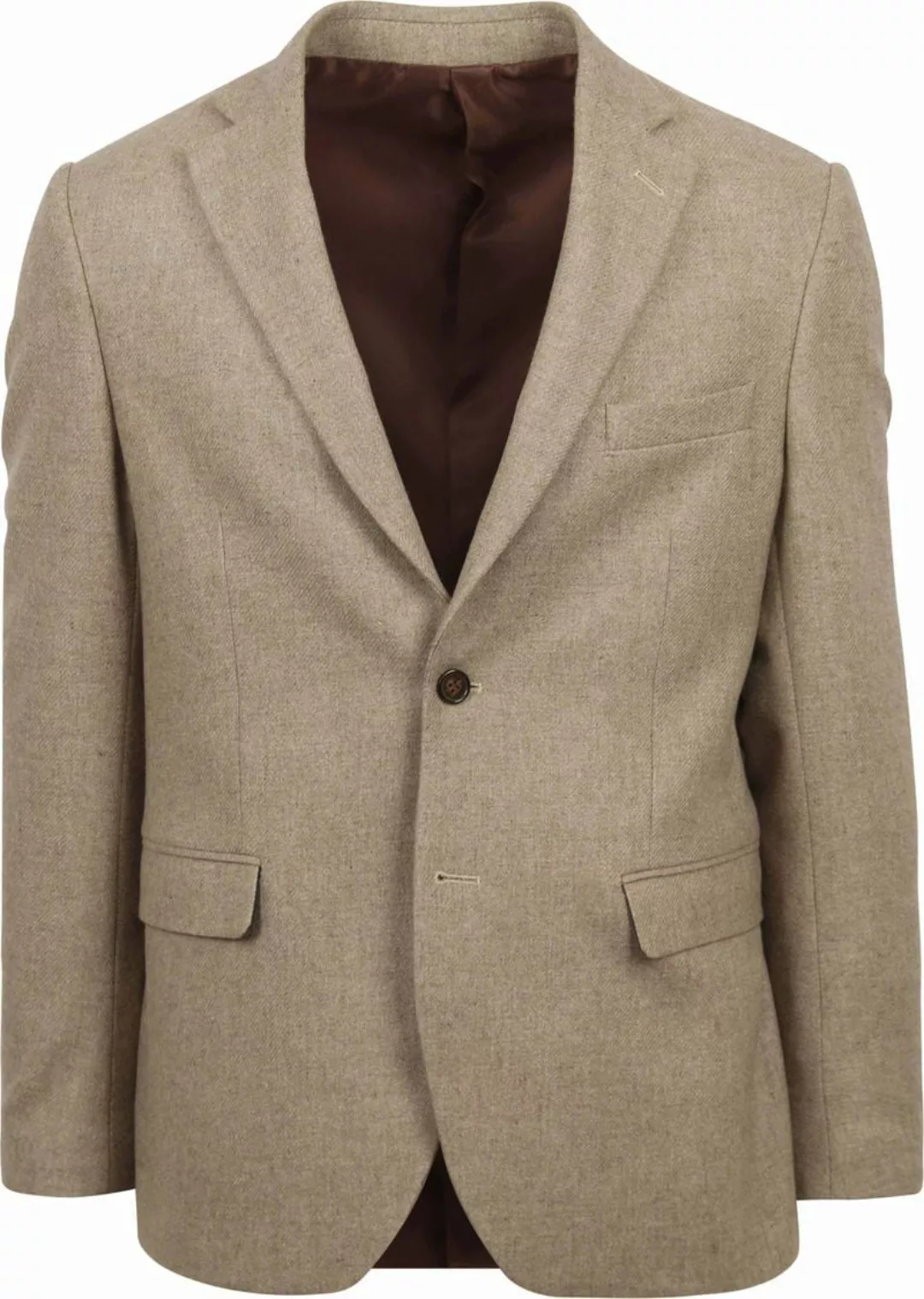 Suitable Tweed Blazer Beige - Größe 54 günstig online kaufen