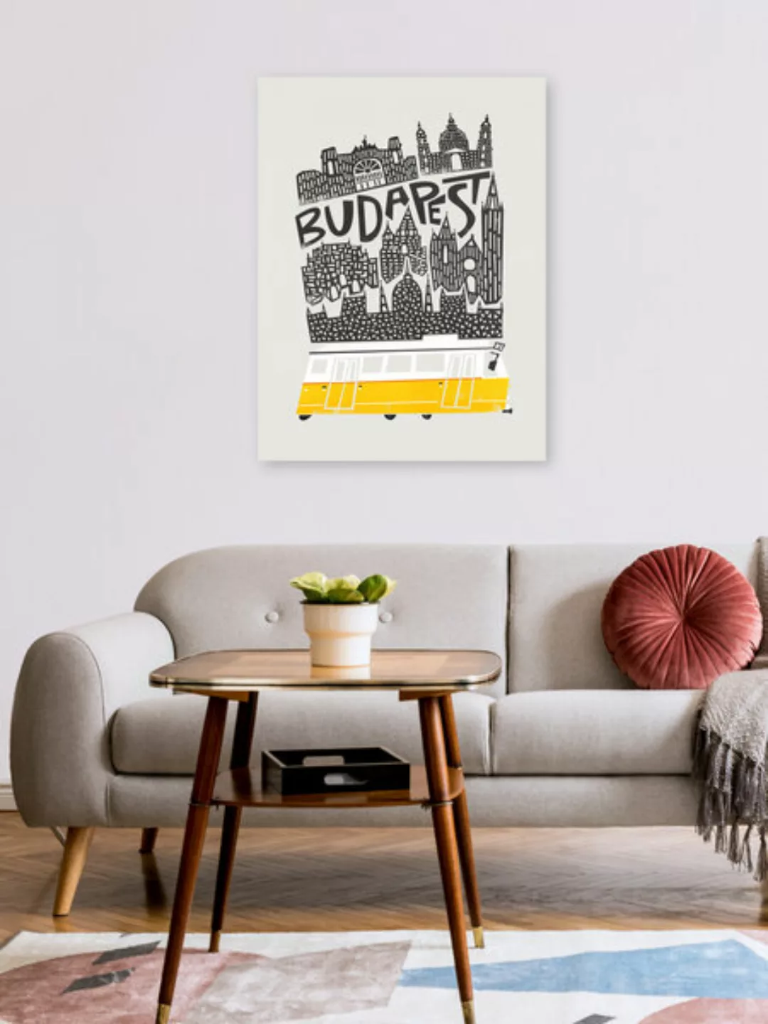 Poster / Leinwandbild - Budapest Cityscape günstig online kaufen