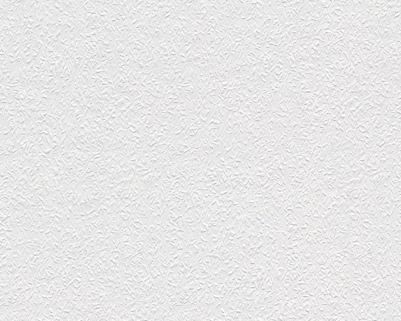 Bricoflor Uni Tapete in Raufaser Optik Weiße Einfarbige Vliestapete zum übe günstig online kaufen