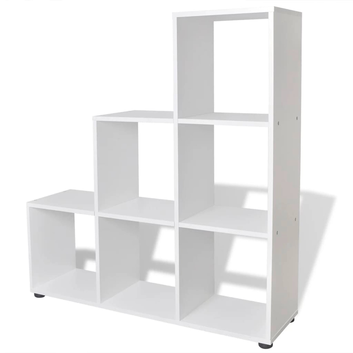 VidaXL Treppenregal Bücherregal 107 cm Weiß günstig online kaufen