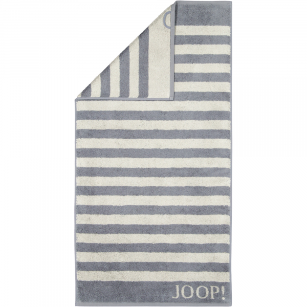 JOOP! Classic - Stripes 1610 - Farbe: Anthrazit - 77 - Handtuch 50x100 cm günstig online kaufen