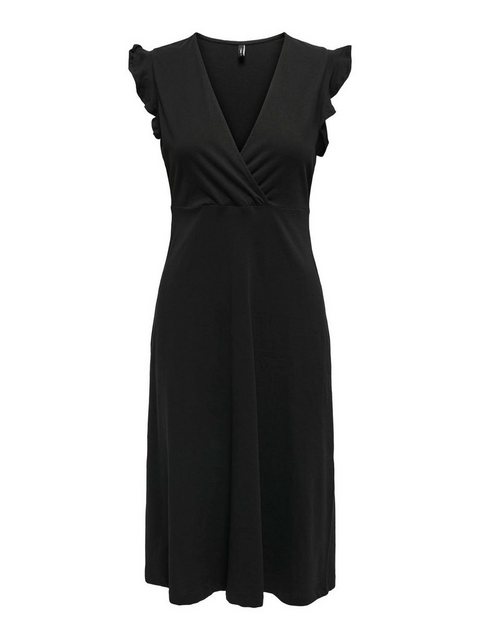 ONLY Jerseykleid ONLMAY S/L WRAP MIDI DRESS günstig online kaufen