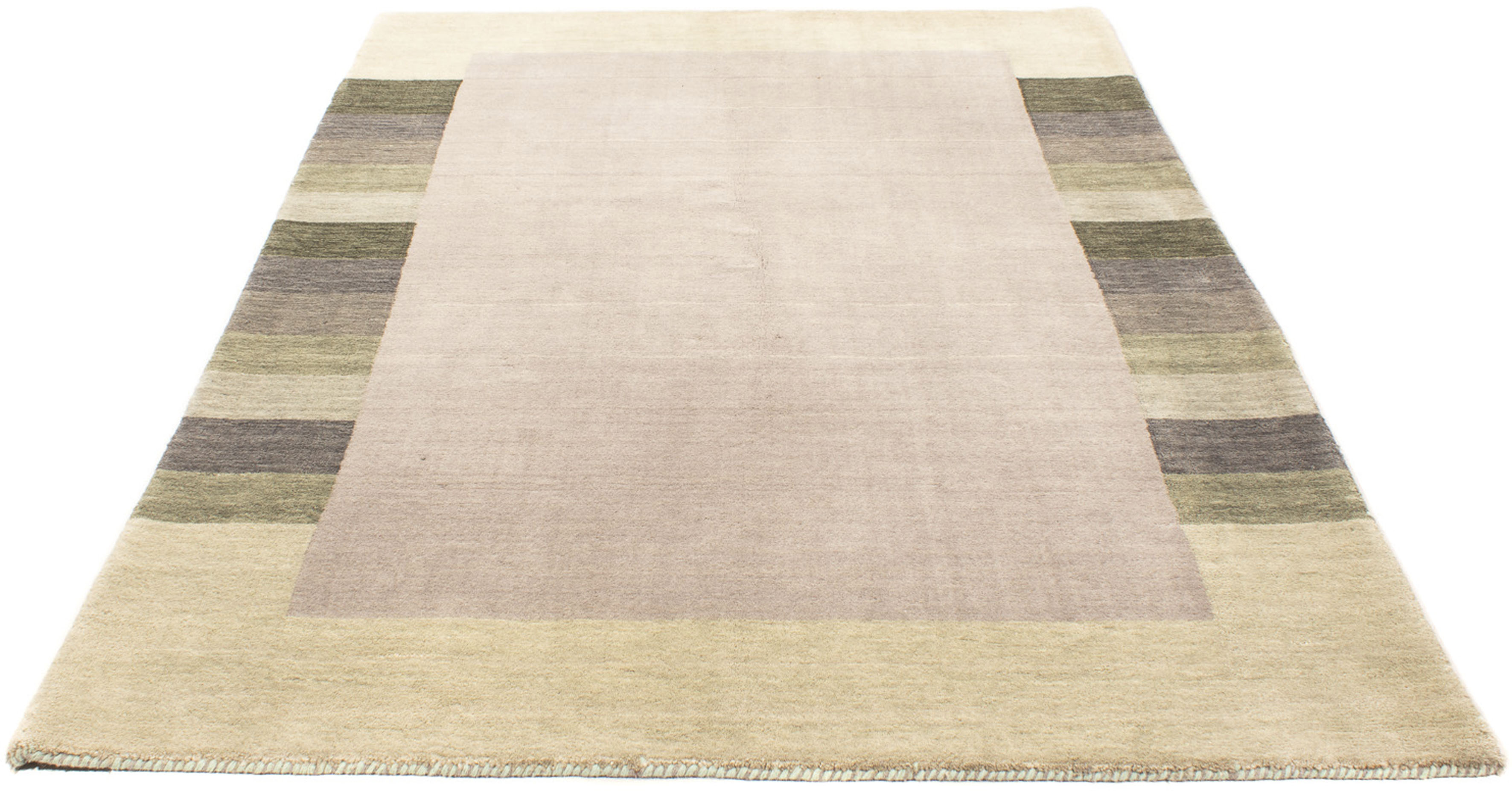 morgenland Wollteppich »Gabbeh - Loribaft Softy - 200 x 140 cm - beige«, re günstig online kaufen