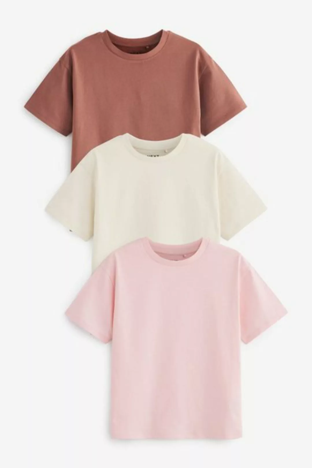 Next Oversize-Shirt 3er-Pack Oversized T-Shirts (3-tlg) günstig online kaufen