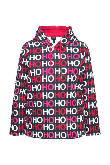 Ulla Popken Sweatshirt Hoodie Ho Ho Ho Classic Kapuze Langarm günstig online kaufen