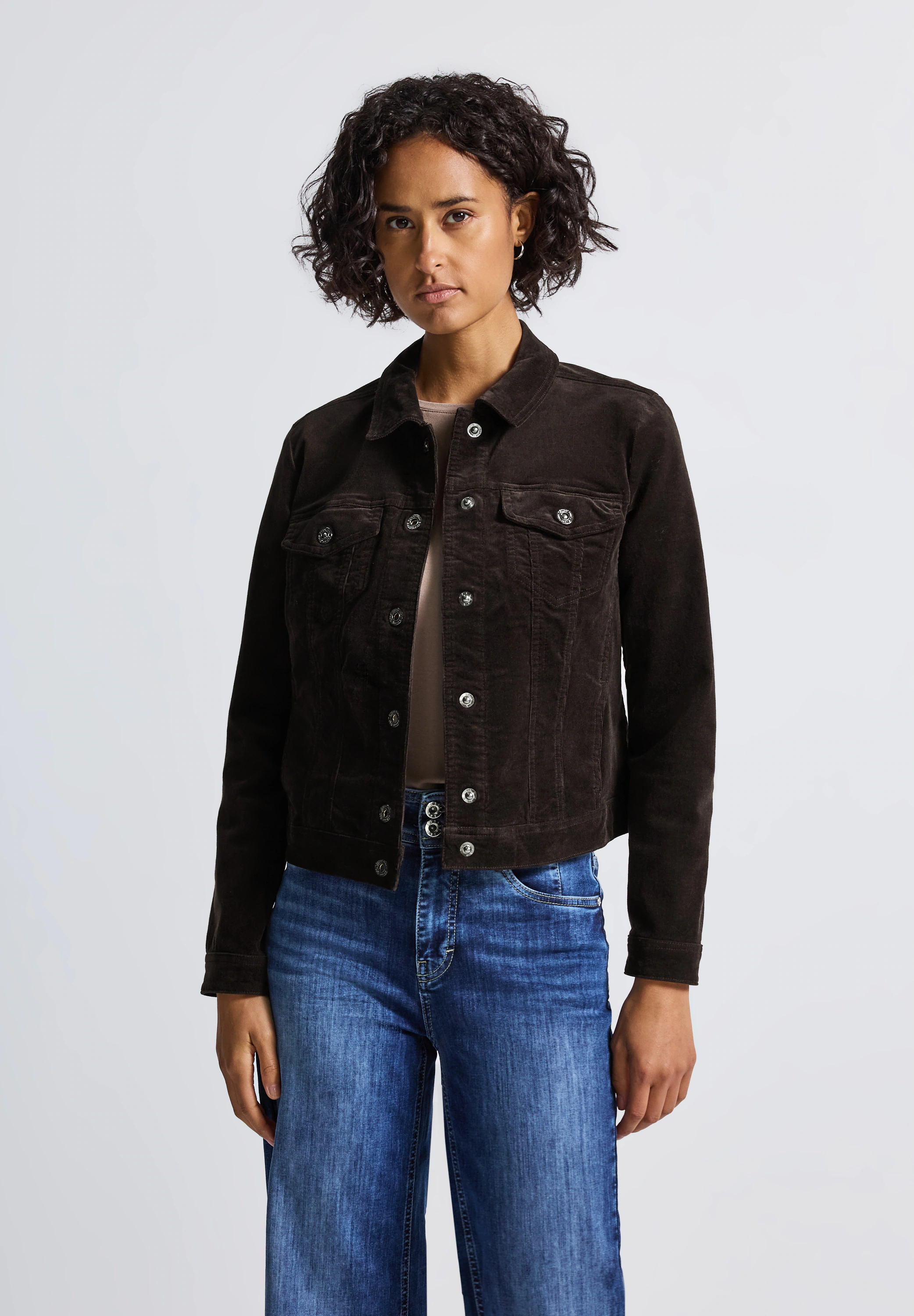 STREET ONE Cordjacke, ohne Kapuze, in Cord-Optik günstig online kaufen