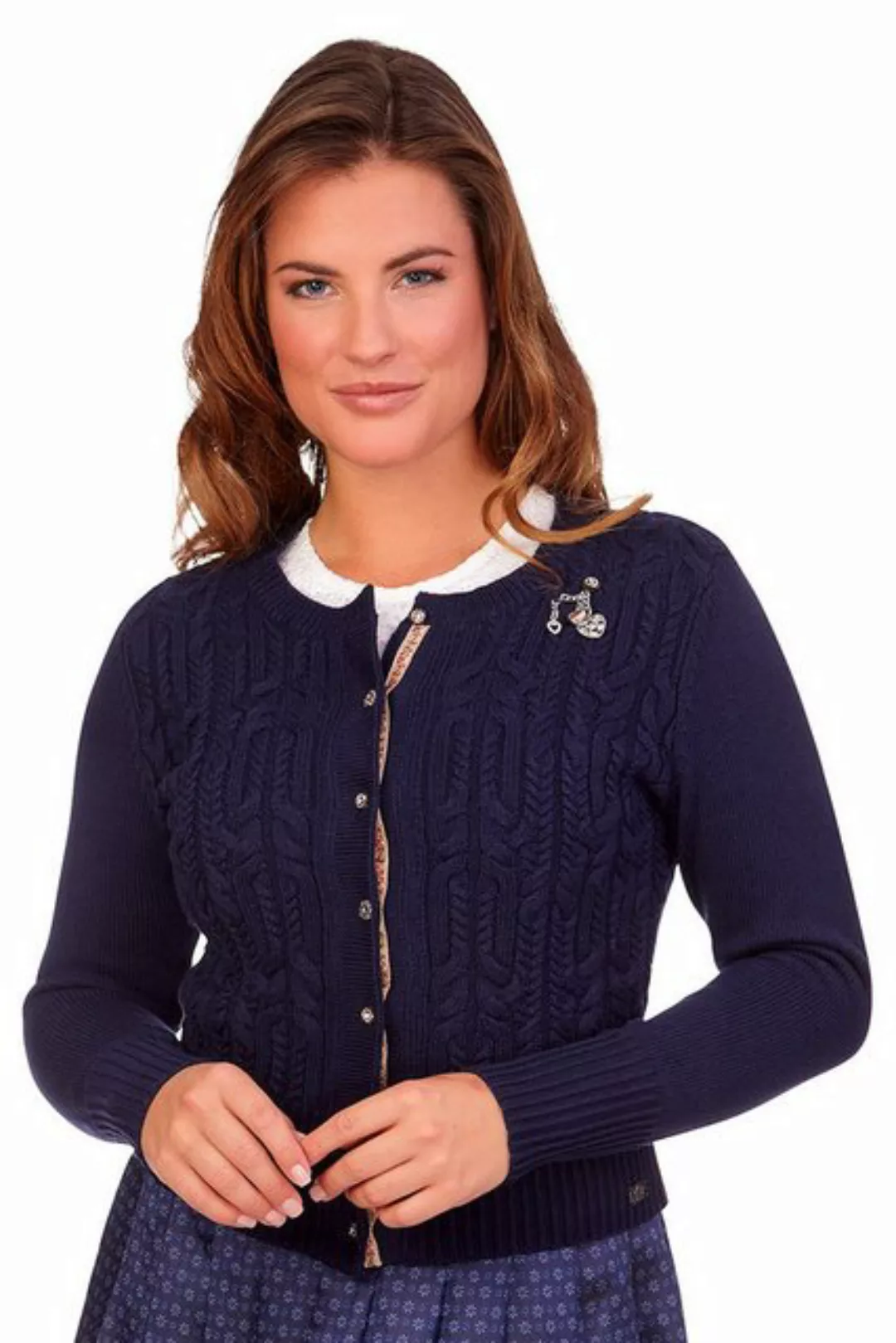 Spieth & Wensky Trachtenstrickjacke Trachten Strickjacke - SEEROSE - nachtb günstig online kaufen