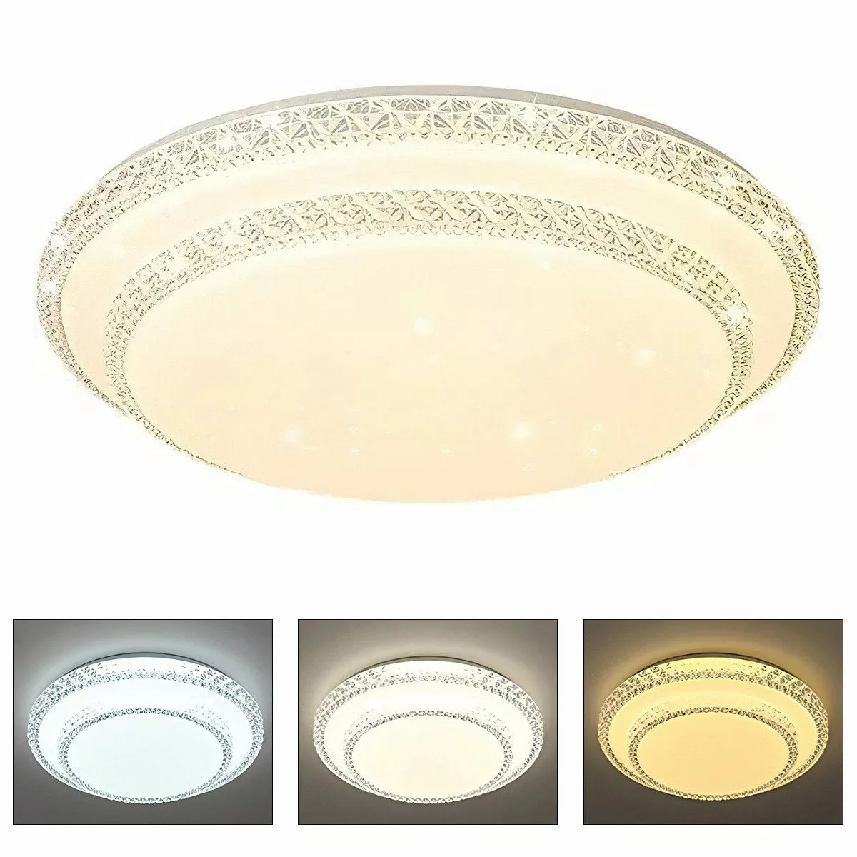 DOPWii Deckenleuchte Deckenleuchten, 40cm 24w Dimmbar günstig online kaufen