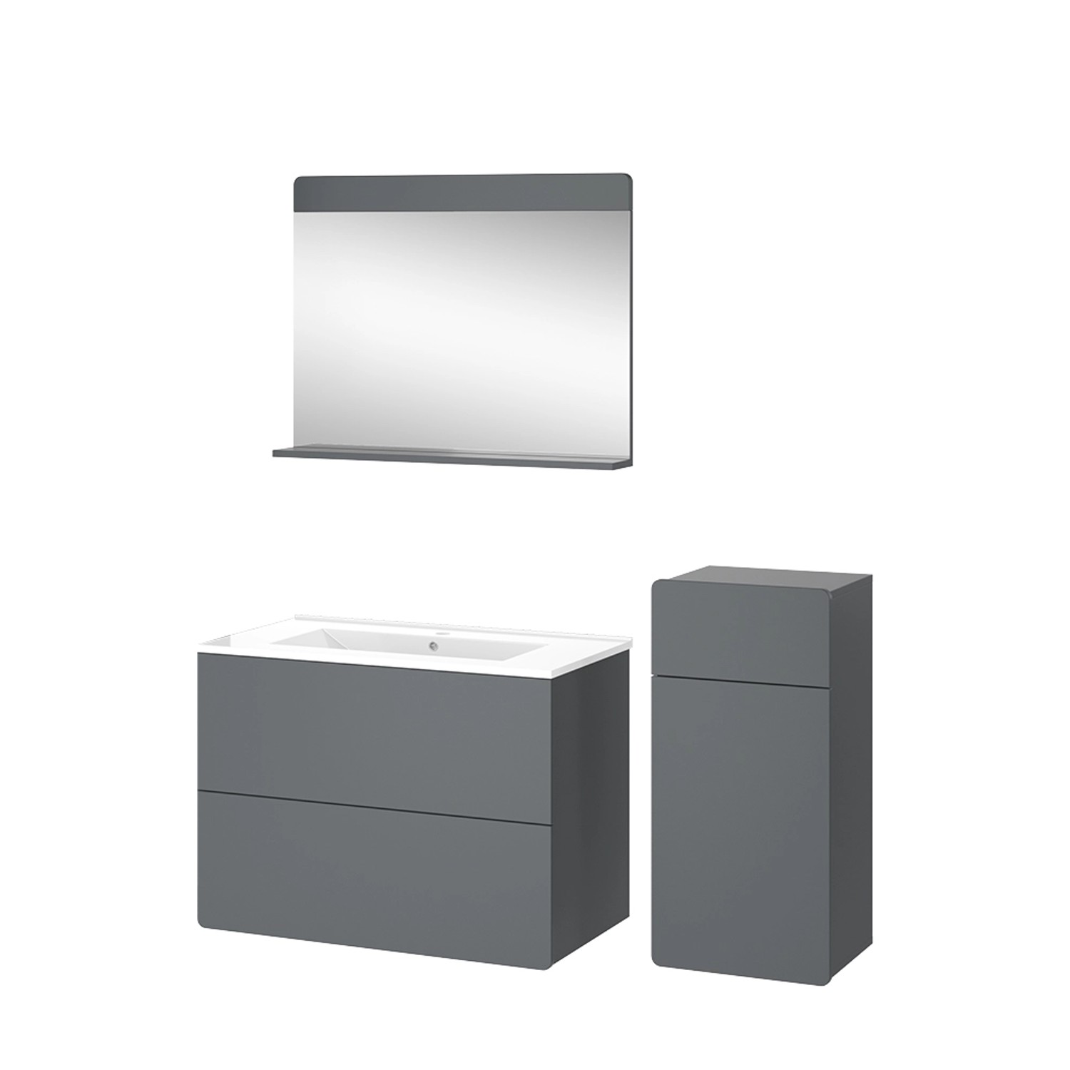 Vicco Badmöbel-Set Izan, 4 Teile mit günstig online kaufen