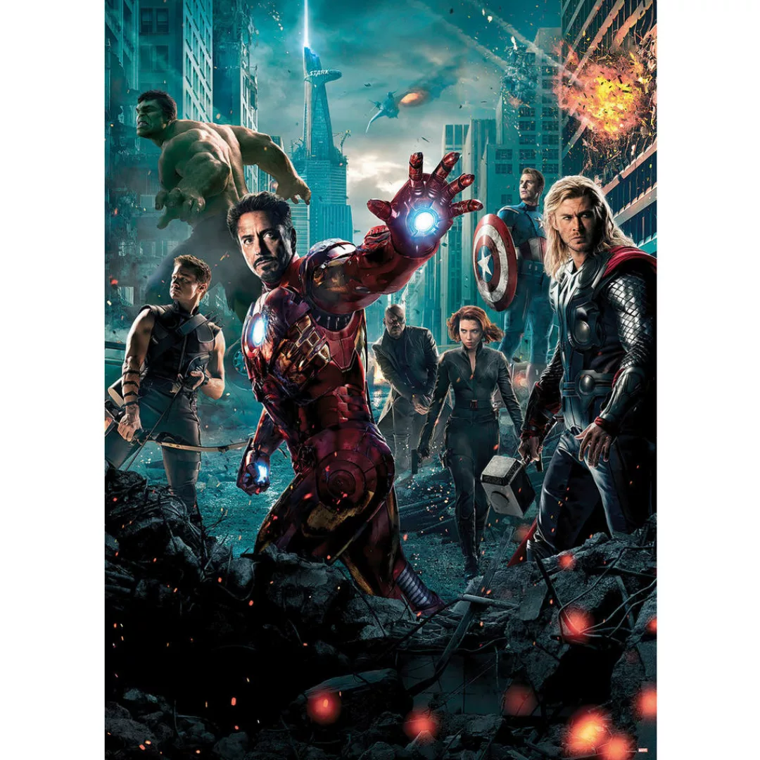 Komar Fototapete »Avengers Movie Poster« günstig online kaufen