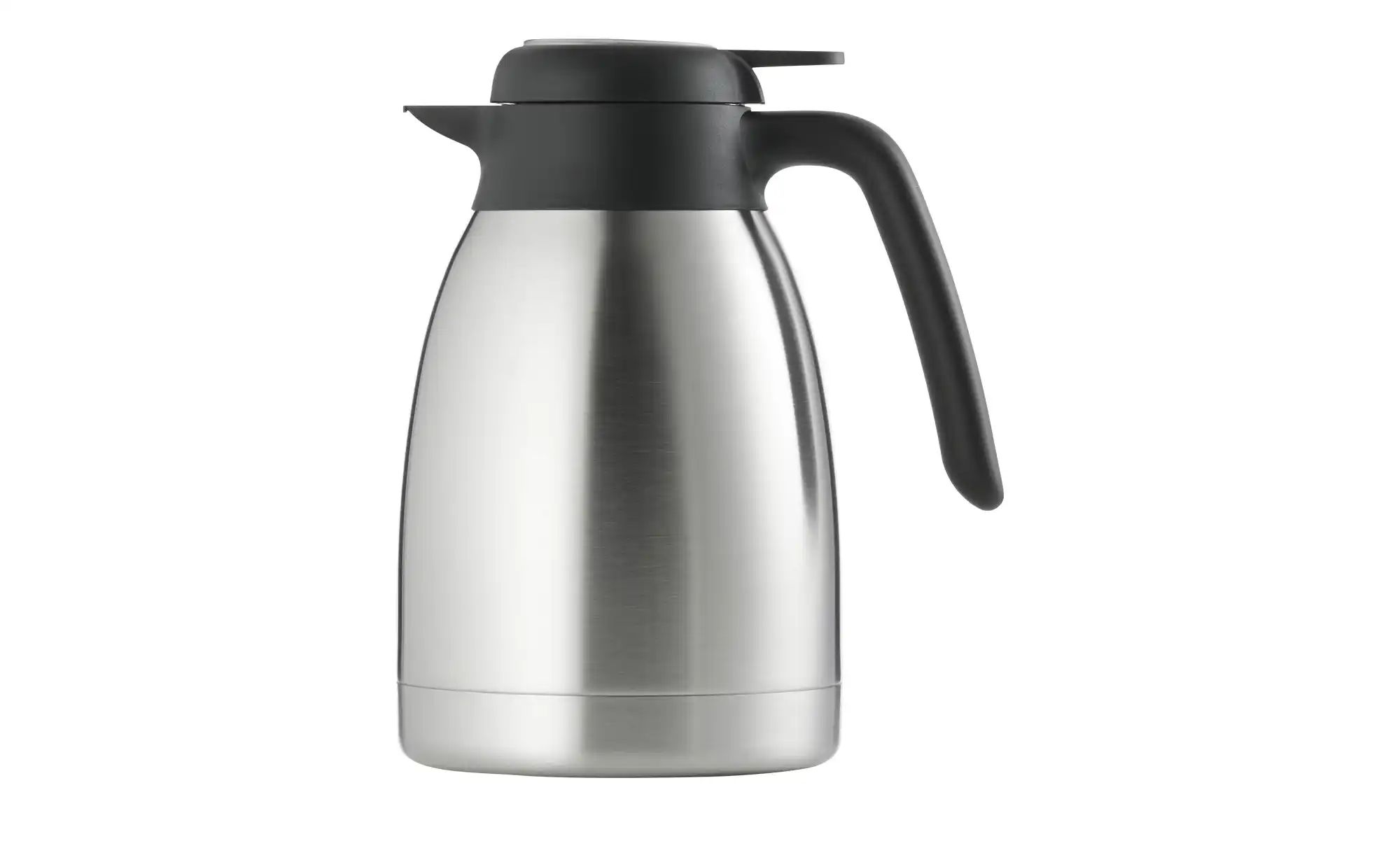 KHG Isolierkanne 1 5L   ¦ silber ¦ Edelstahl ¦ Maße (cm): B: 20 H: 23 Kaffe günstig online kaufen