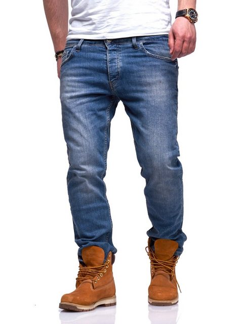 Rello & Reese Straight-Jeans "TINT", im lässigen Used-Look günstig online kaufen