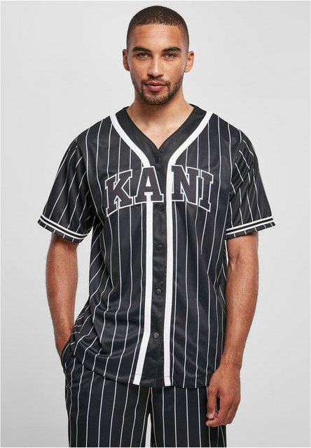 Karl Kani Kurzarmshirt Karl Kani Herren KM221-115-1 Serif Pinstripe Basebal günstig online kaufen