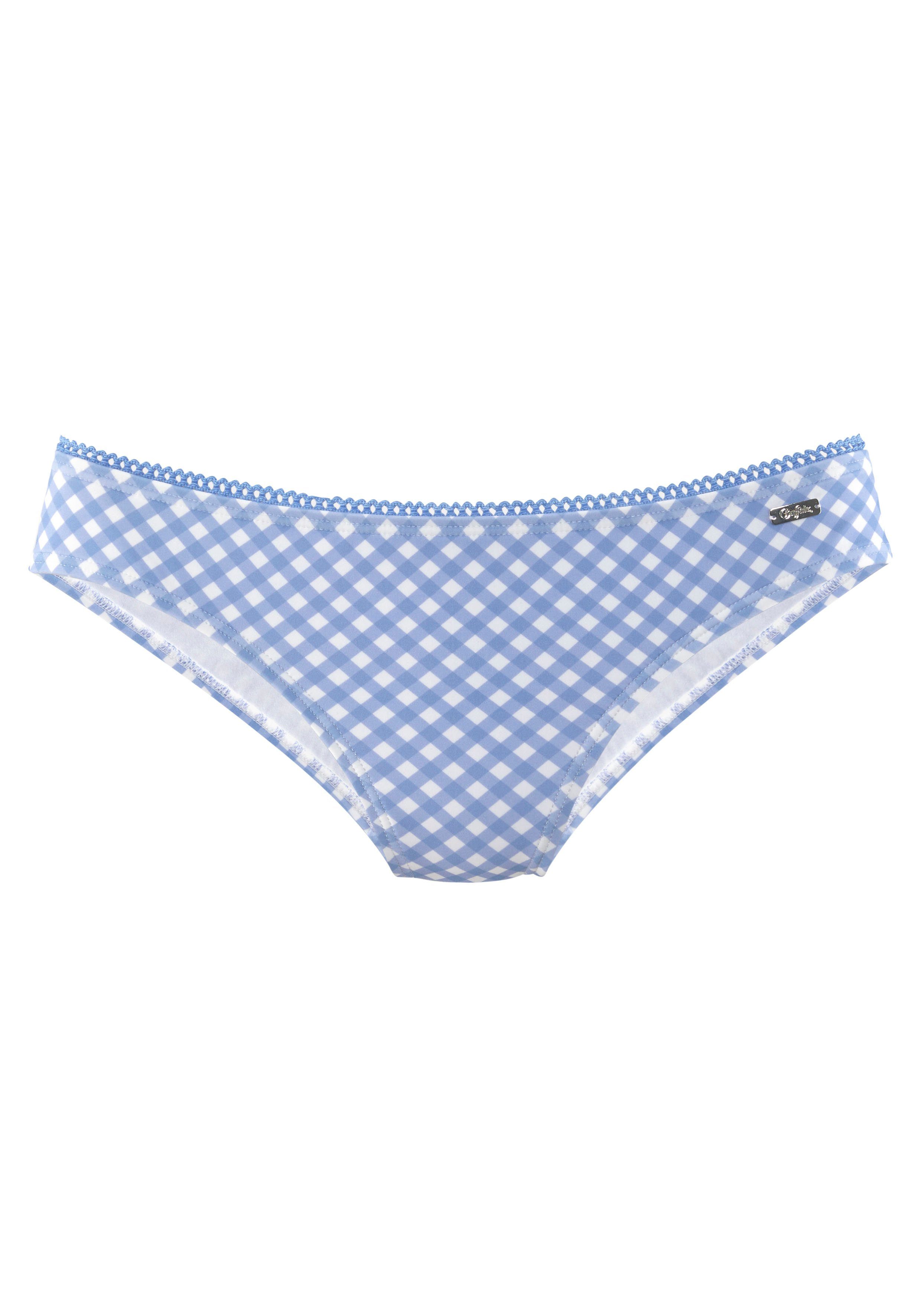Buffalo Push-Up-Bikini-Top Karo, mit Zierborte günstig online kaufen